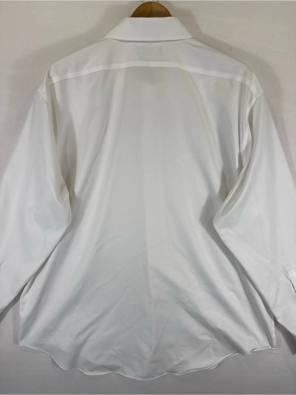 Calvin Klein White Men's Dress Shirt - Spread Collar